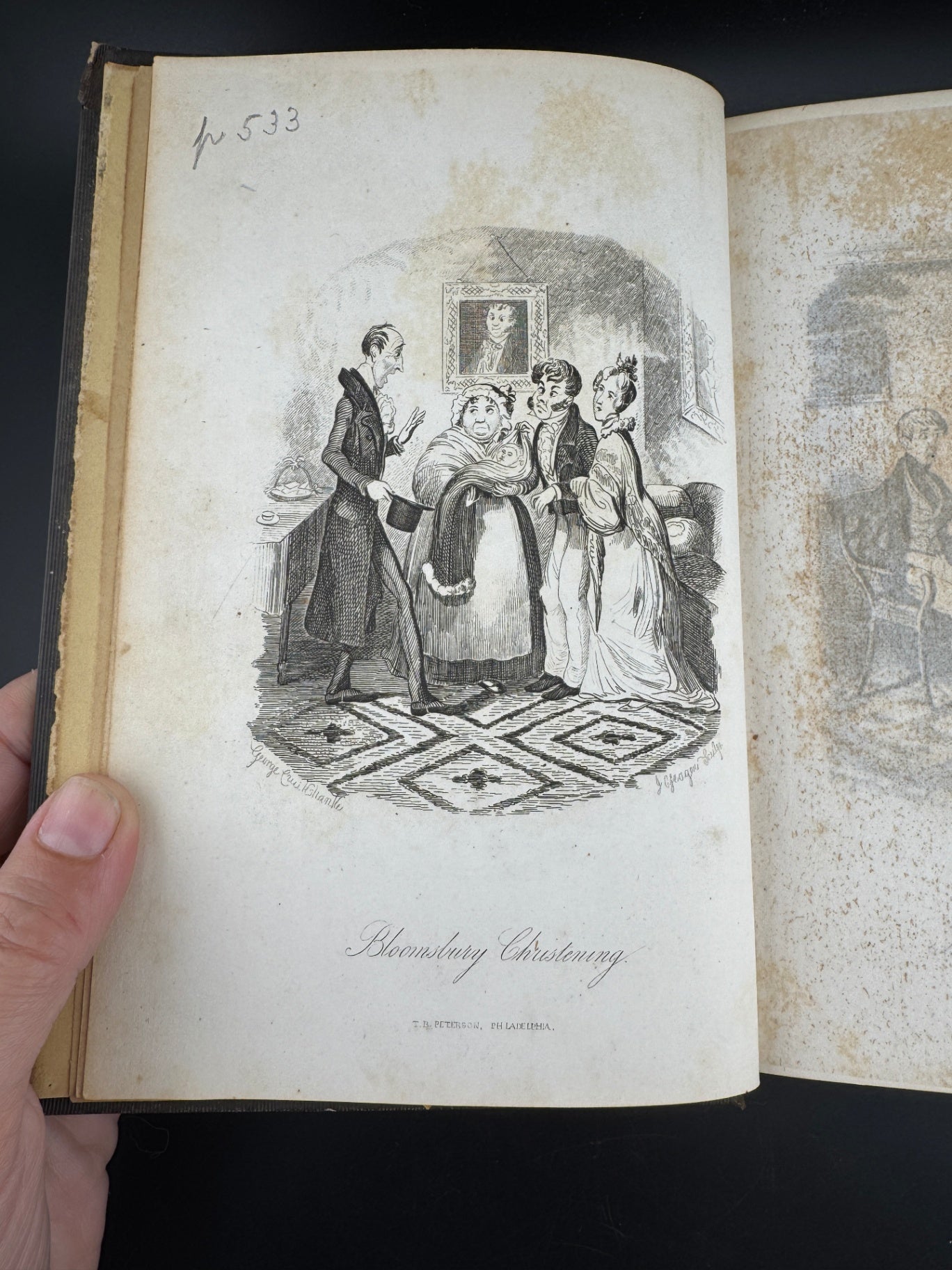 Charles Dickens "Sketches by Boz - Volume II" - The Peterson's Duodecimo Edition