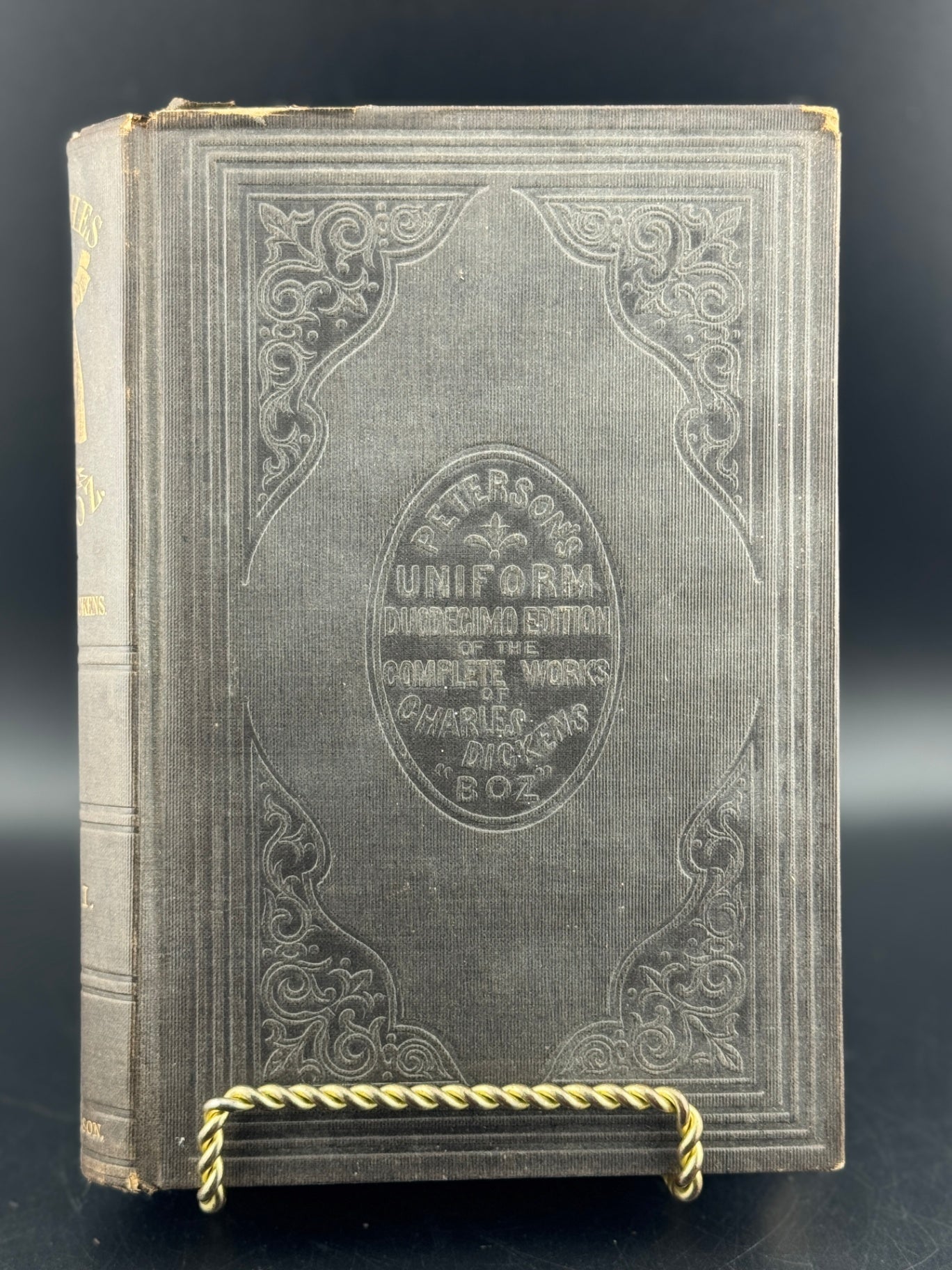 Charles Dickens "Sketches by Boz - Volume I" - The Peterson's Duodecimo Edition