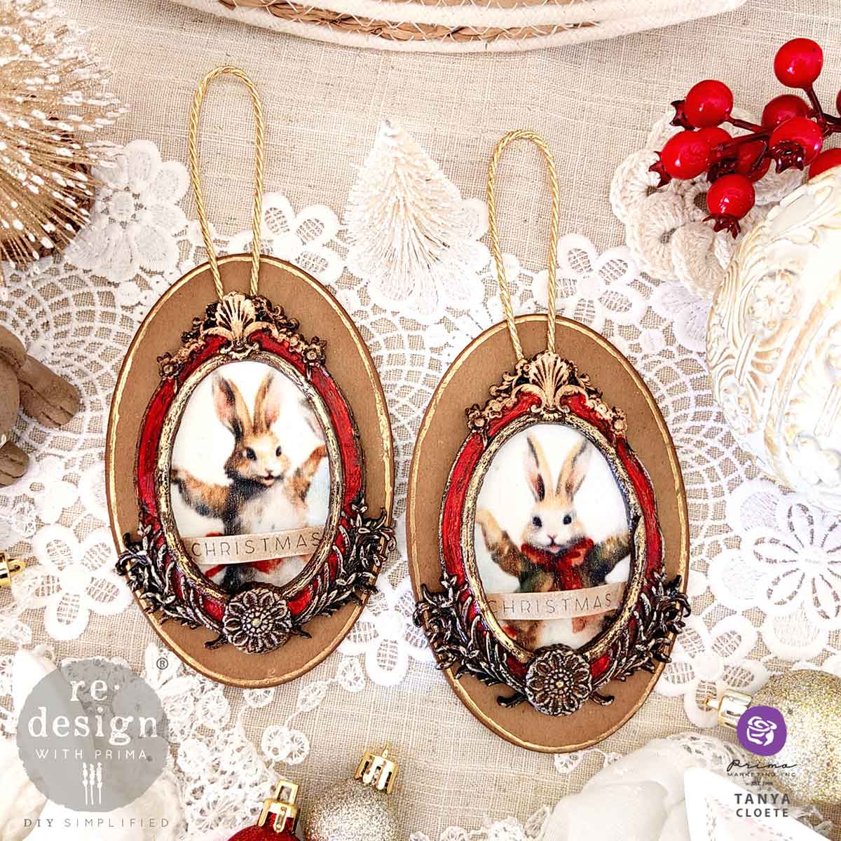 A3 Decoupage Fiber Pack - Bunny Wonderland.