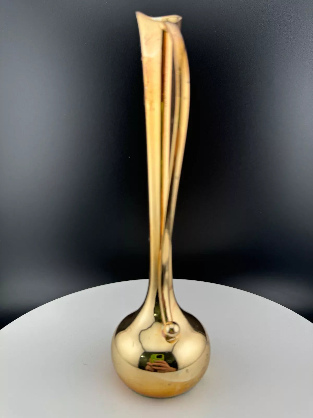 Vintage Silver Plated Bud Vase with Handle