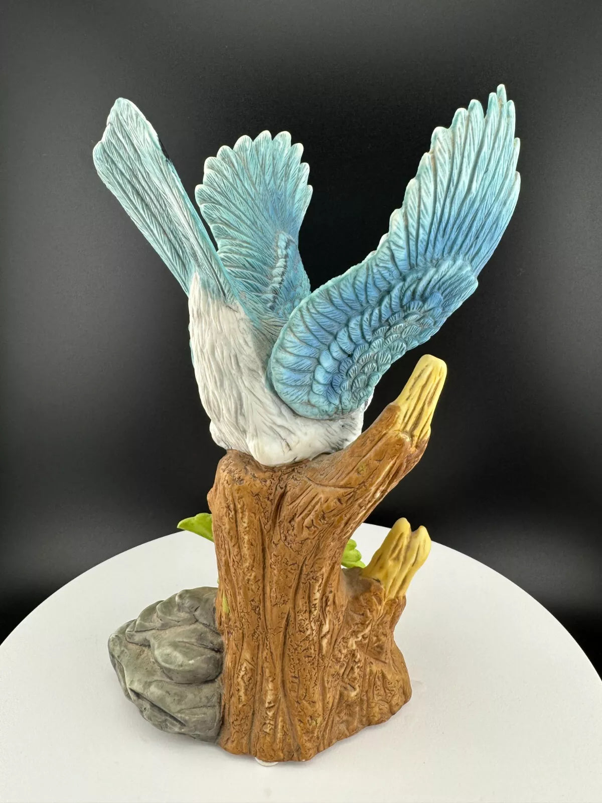 Porcelain Blue Jay Figurine