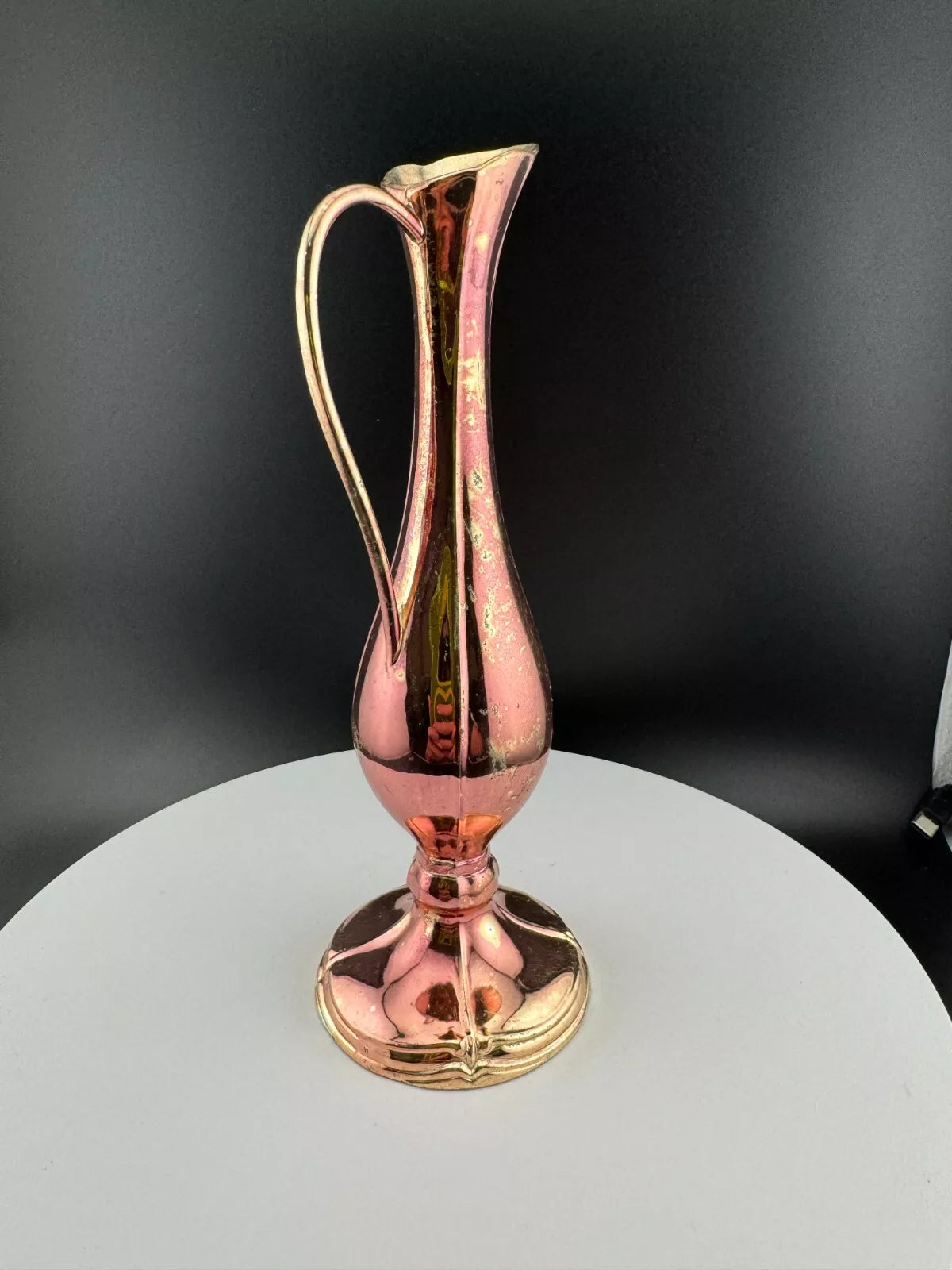 Vintage Silver Plated Bud Vase with Handle
