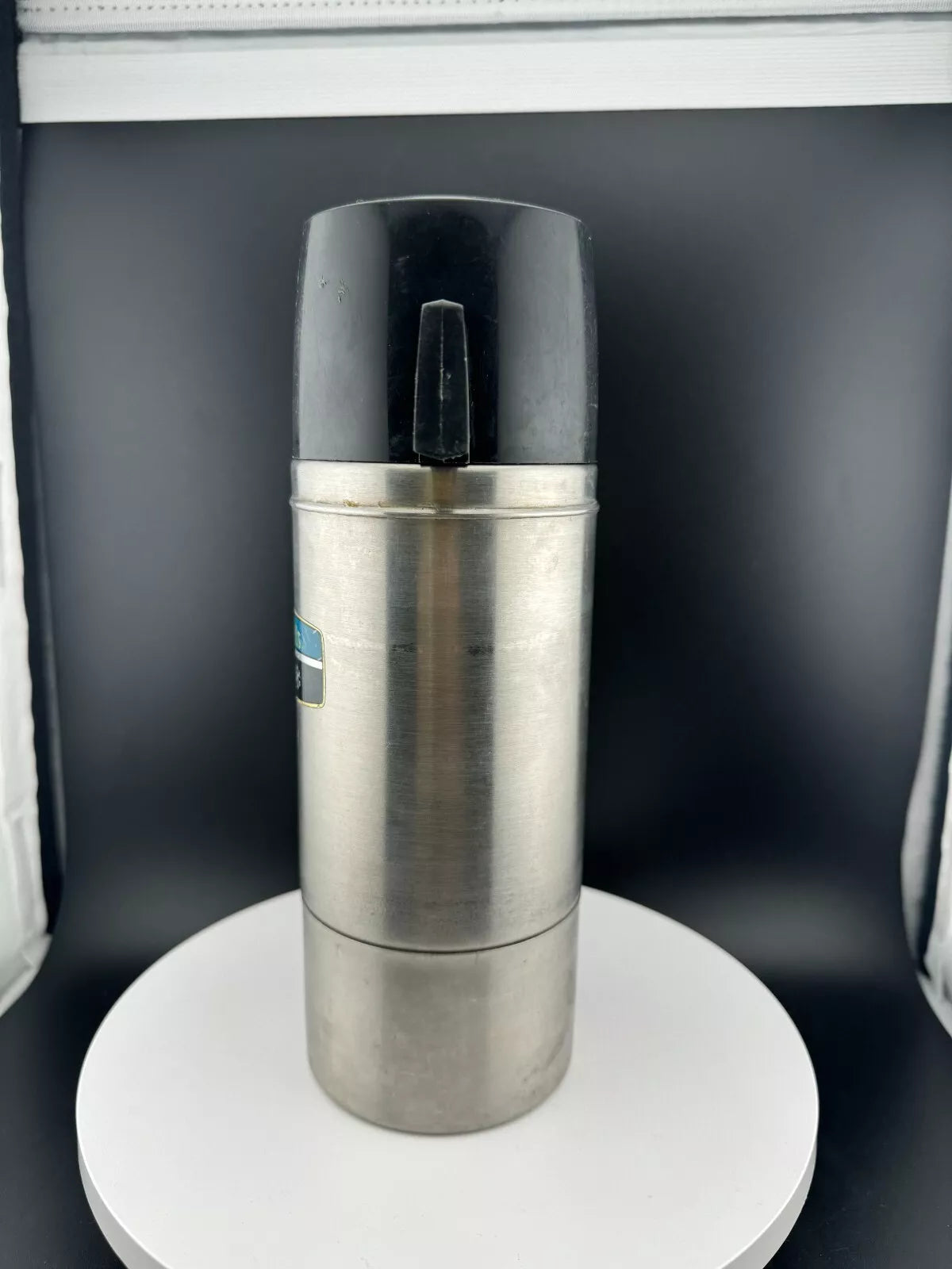 Vintage Thermos King-Seeley Stainless Steel Model 2264S Stopper 764 Pint Size
