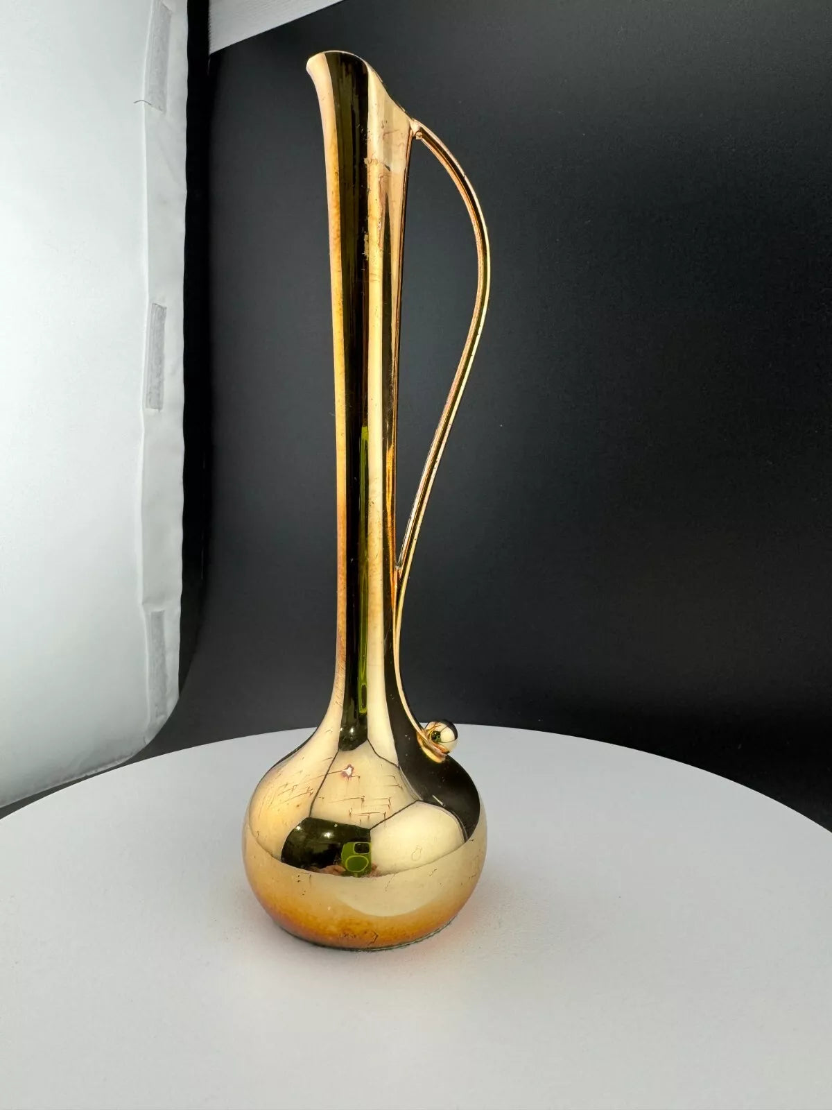 Vintage Silver Plated Bud Vase with Handle