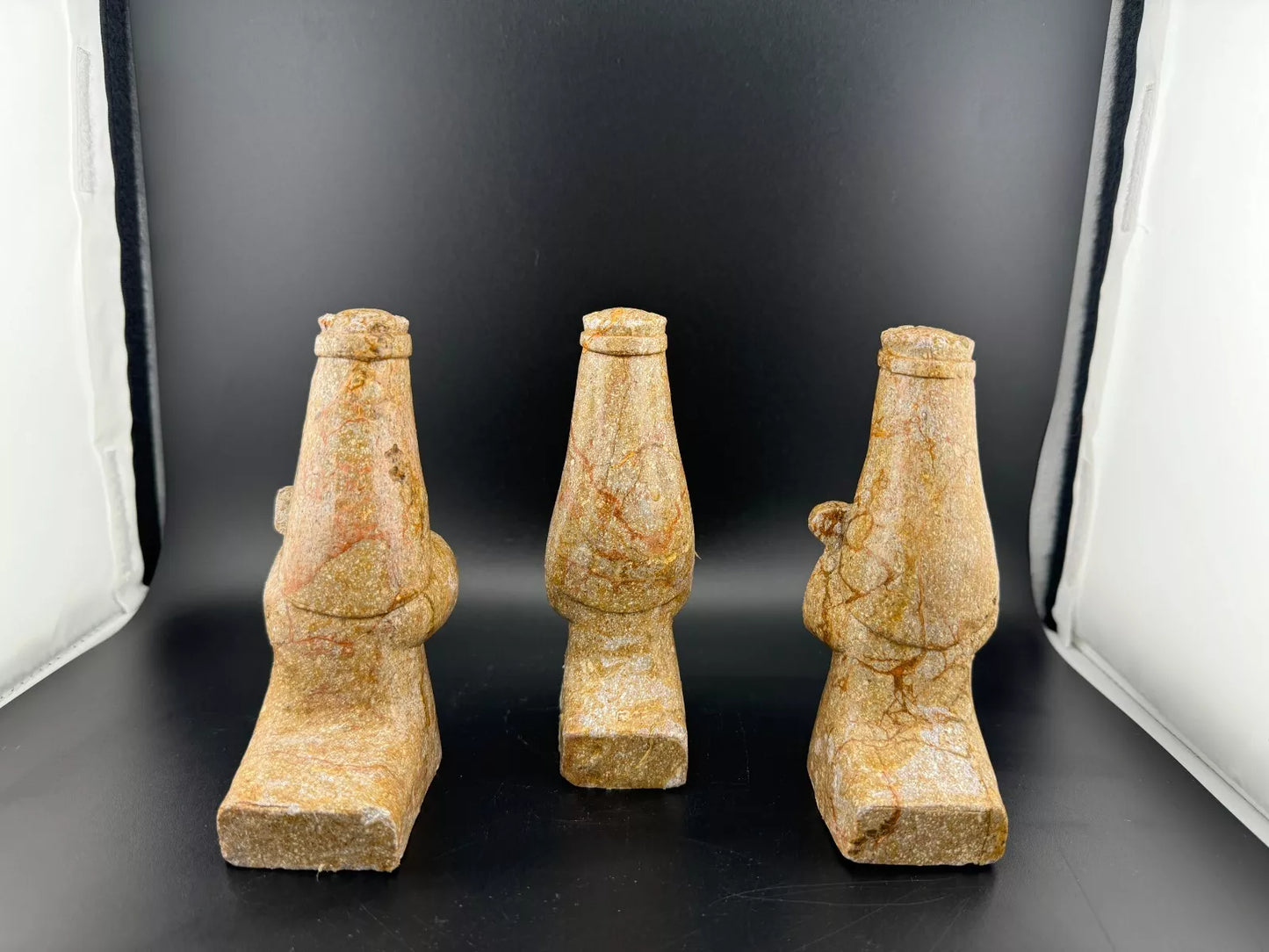 Vintage Hand Carved Soapstone Nativity Set Pieces