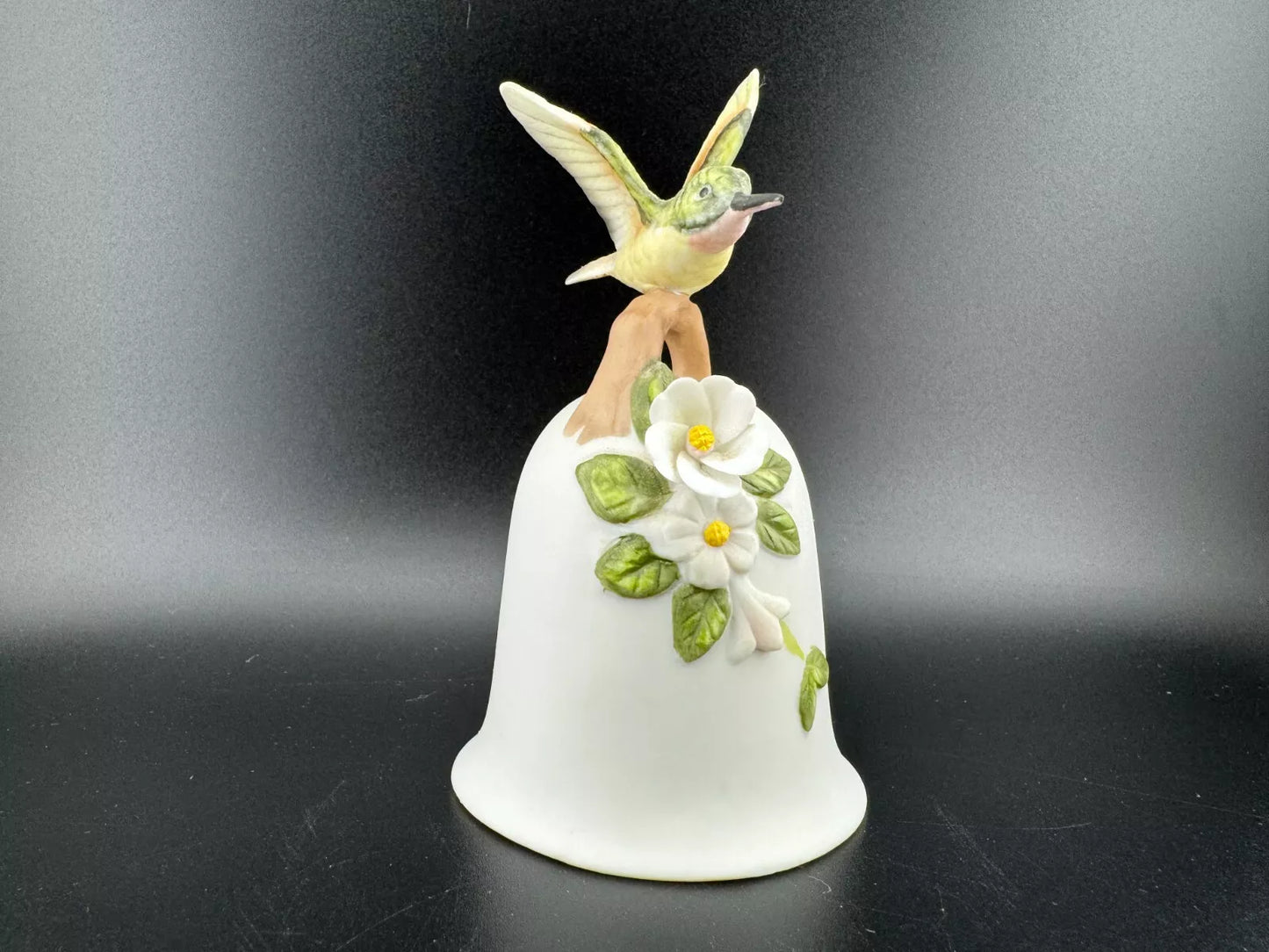 Enesco Porcelain Hummingbird Bell