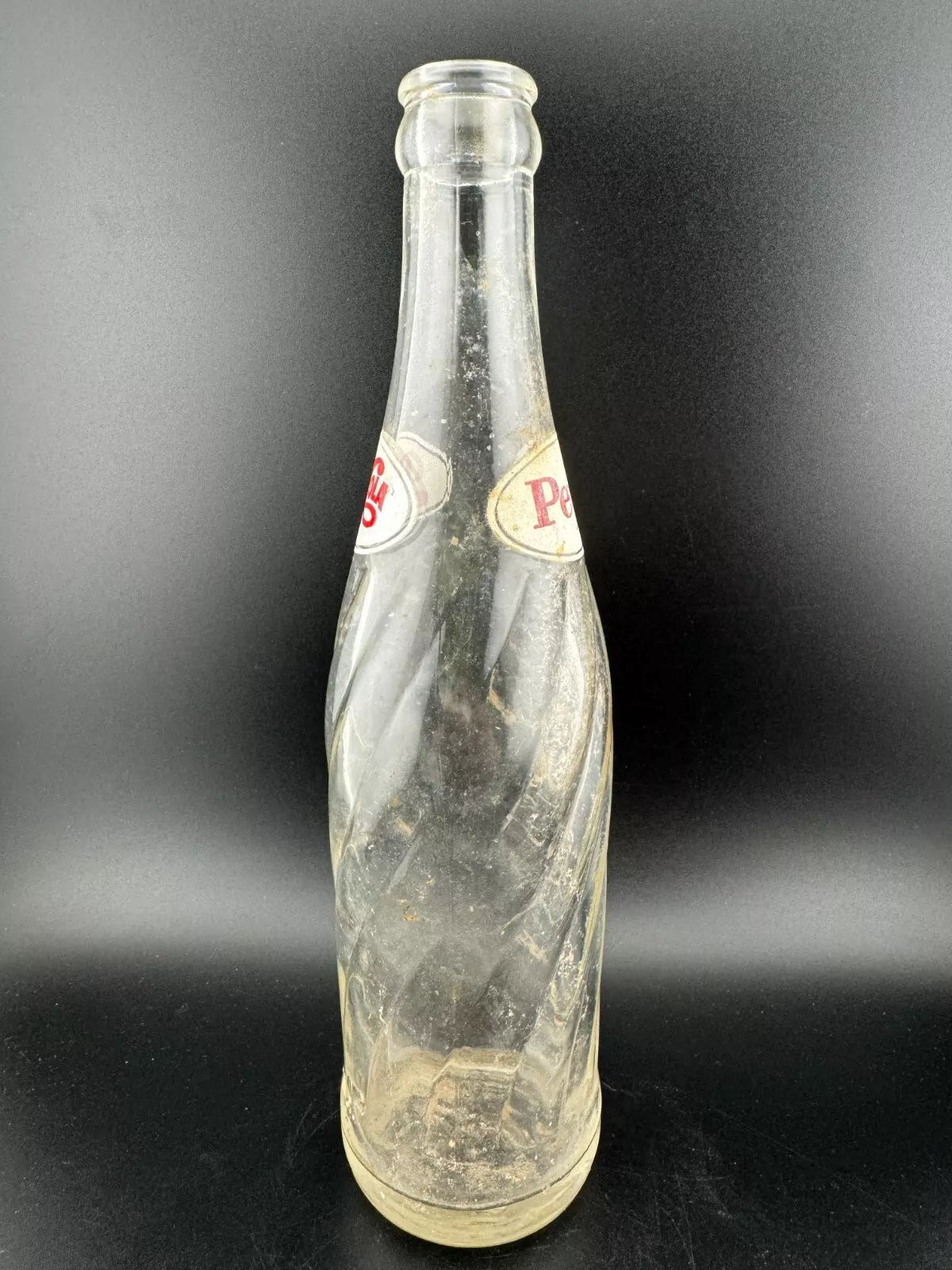 Vintage Glass 12 oz Pepsi-Cola Pop Bottle