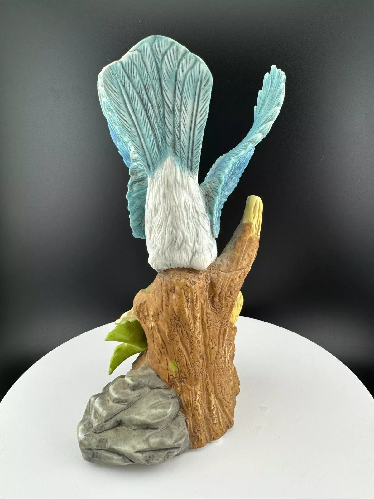 Porcelain Blue Jay Figurine