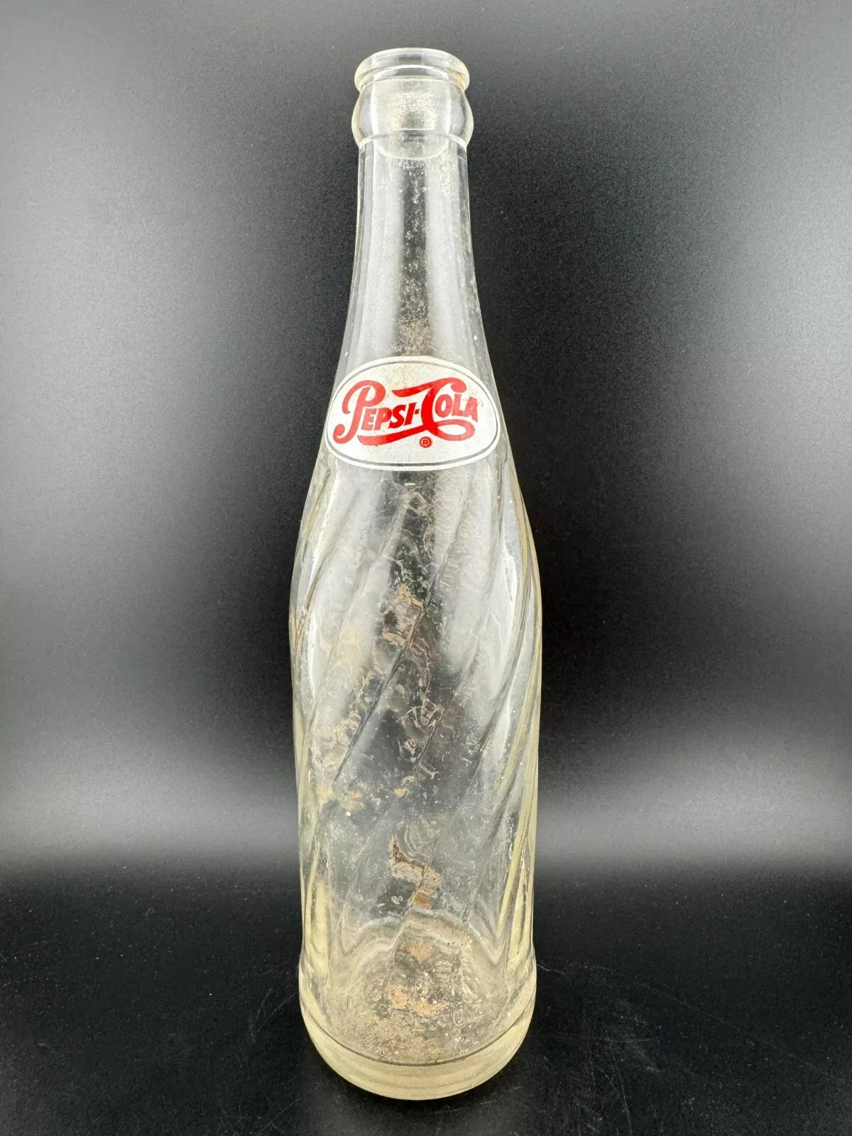 Vintage Glass 12 oz Pepsi-Cola Pop Bottle