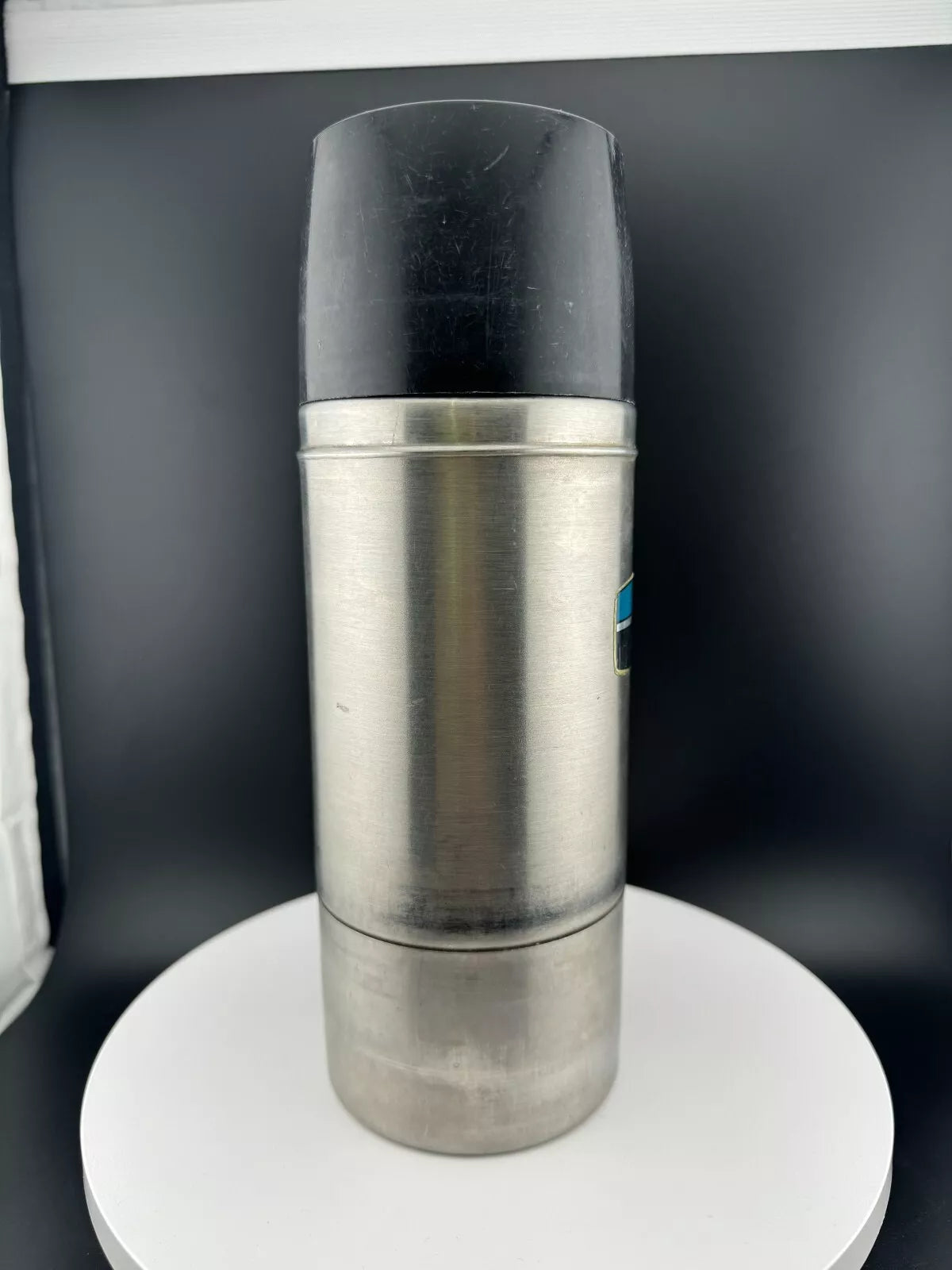 Vintage Thermos King-Seeley Stainless Steel Model 2264S Stopper 764 Pint Size