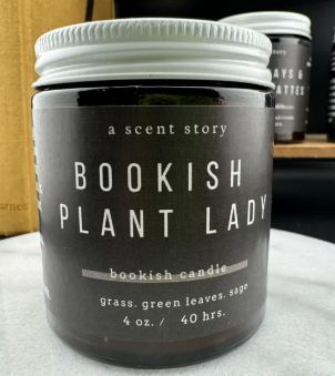 Bookish Plant Lady - grass green leaves sage