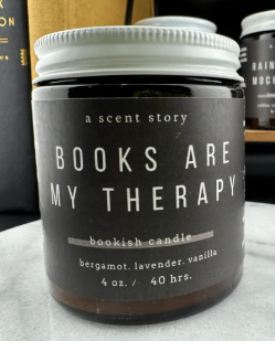 Books Are My Therapy - bergamot lavender vanilla