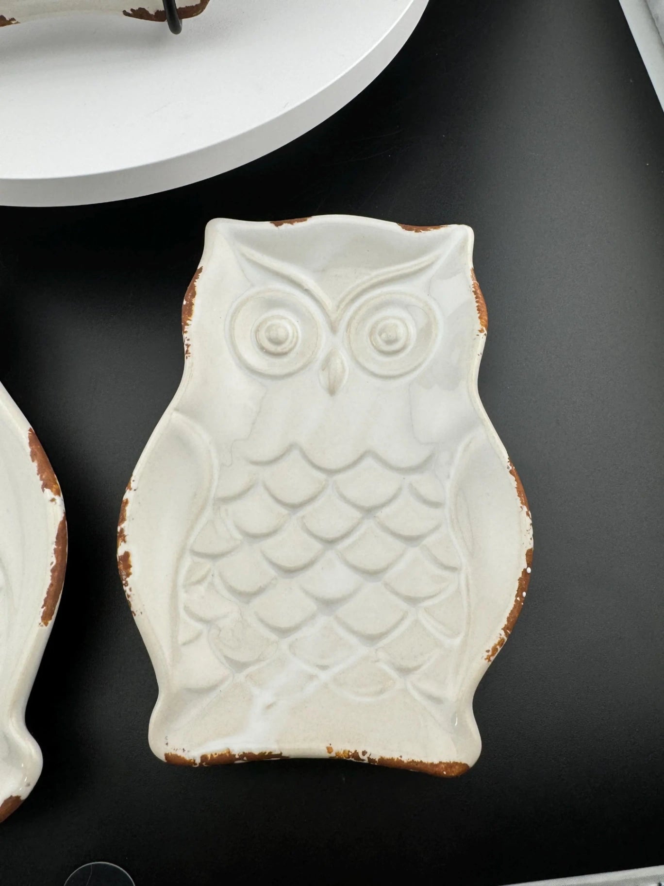 Set of 3 Owl Trinket Dishes