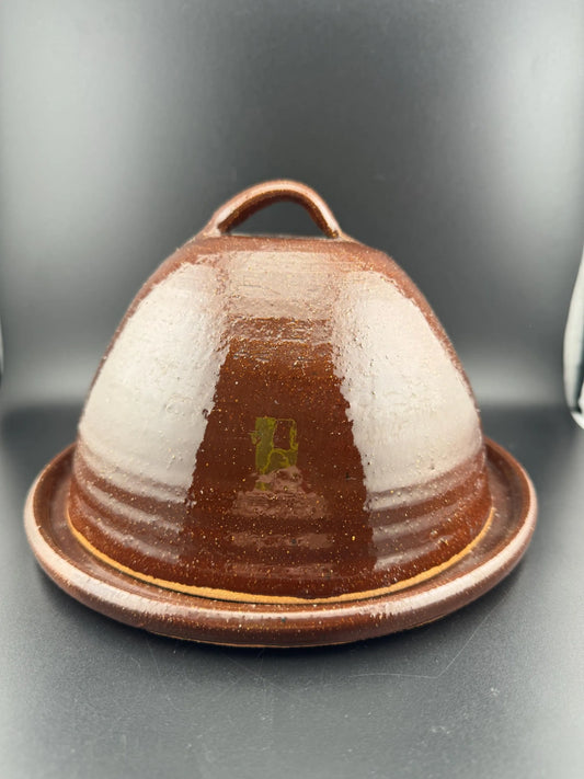 Glazed Pottery, Domed Butter Dish