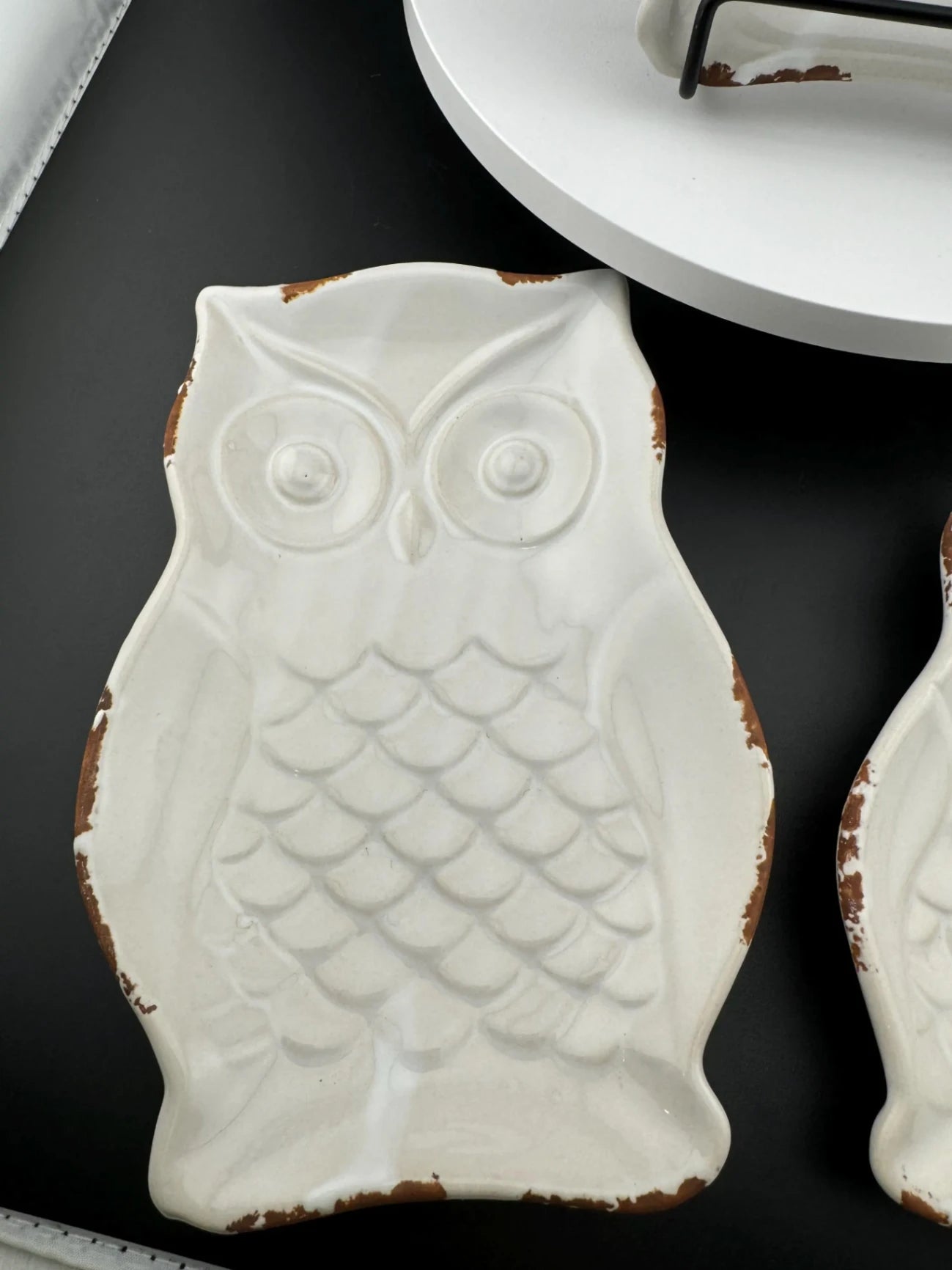 Set of 3 Owl Trinket Dishes