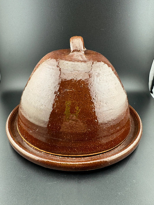 Glazed Pottery, Domed Butter Dish