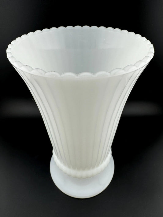 Vintage E.O. Brody Co. Milk Glass Vase