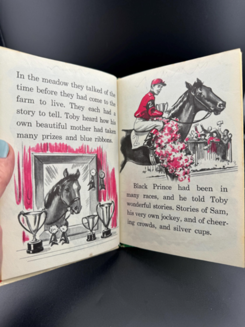 The Story of The Story of Toby by Jane Shearer Moore 1960 Rand McNally Junior Elf Book