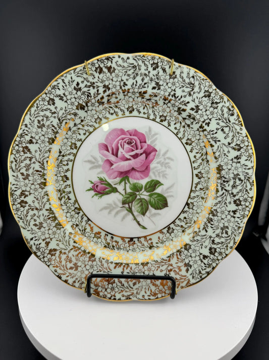 Vintage Royal Standard Bone China Decorative Rose Plate