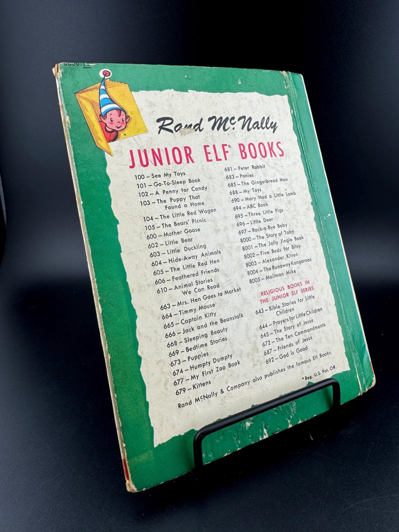 The Story of The Story of Toby by Jane Shearer Moore 1960 Rand McNally Junior Elf Book