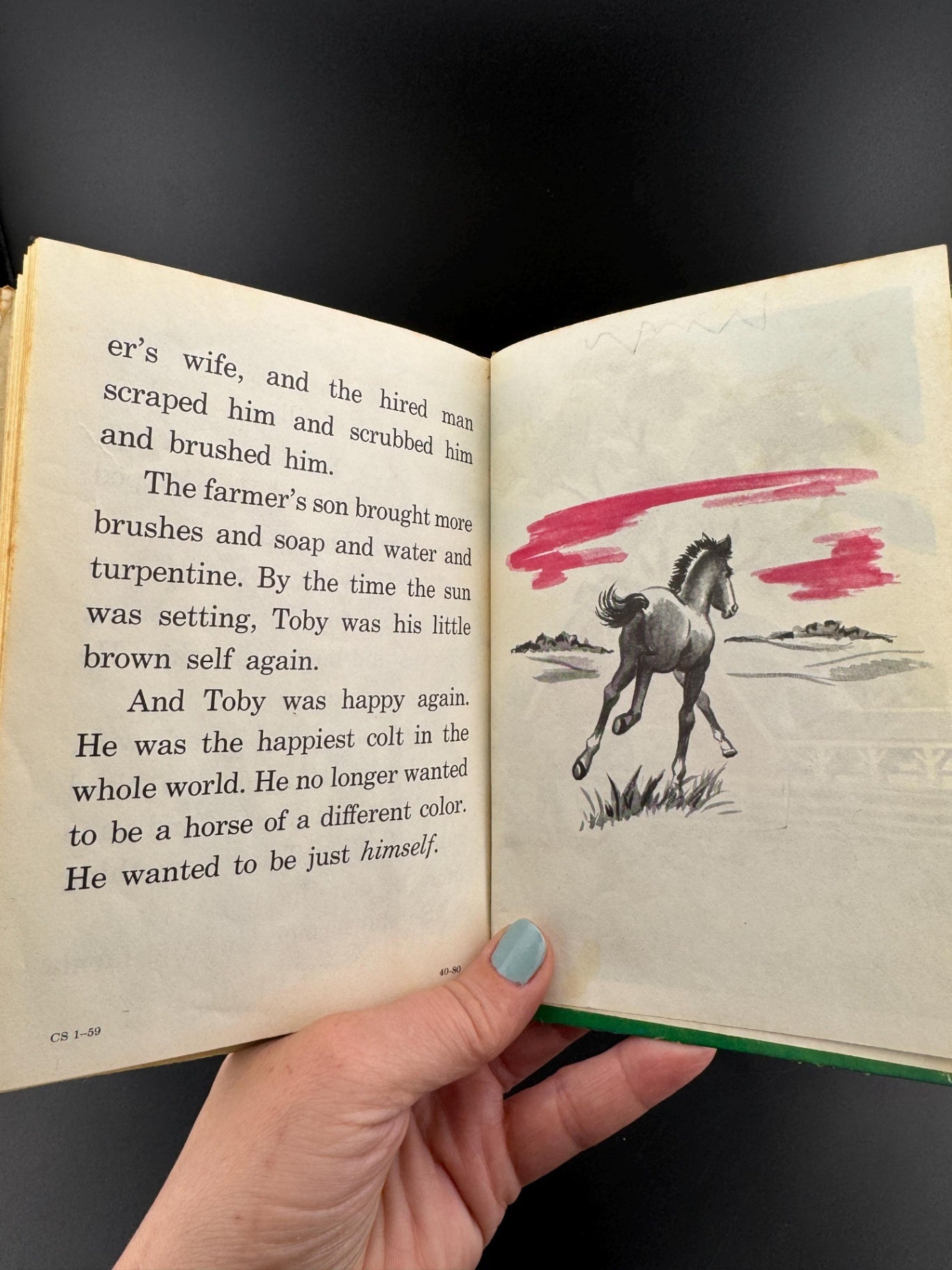 The Story of The Story of Toby by Jane Shearer Moore 1960 Rand McNally Junior Elf Book