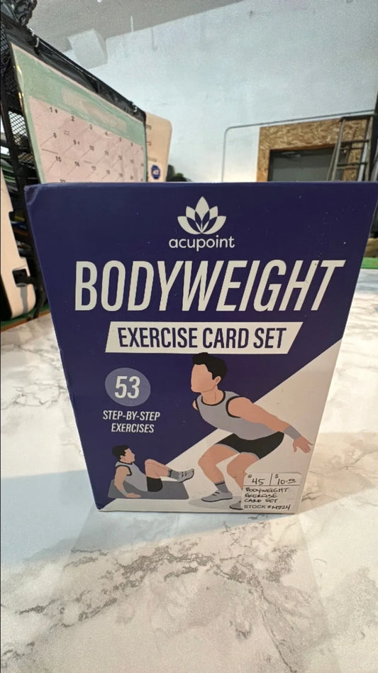 Bodyweight Exercise Card Set