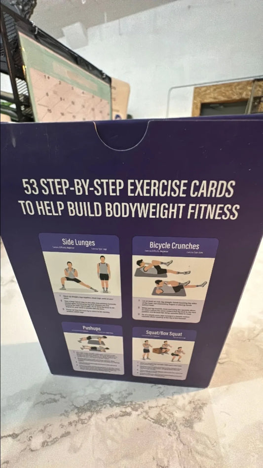 Bodyweight Exercise Card Set