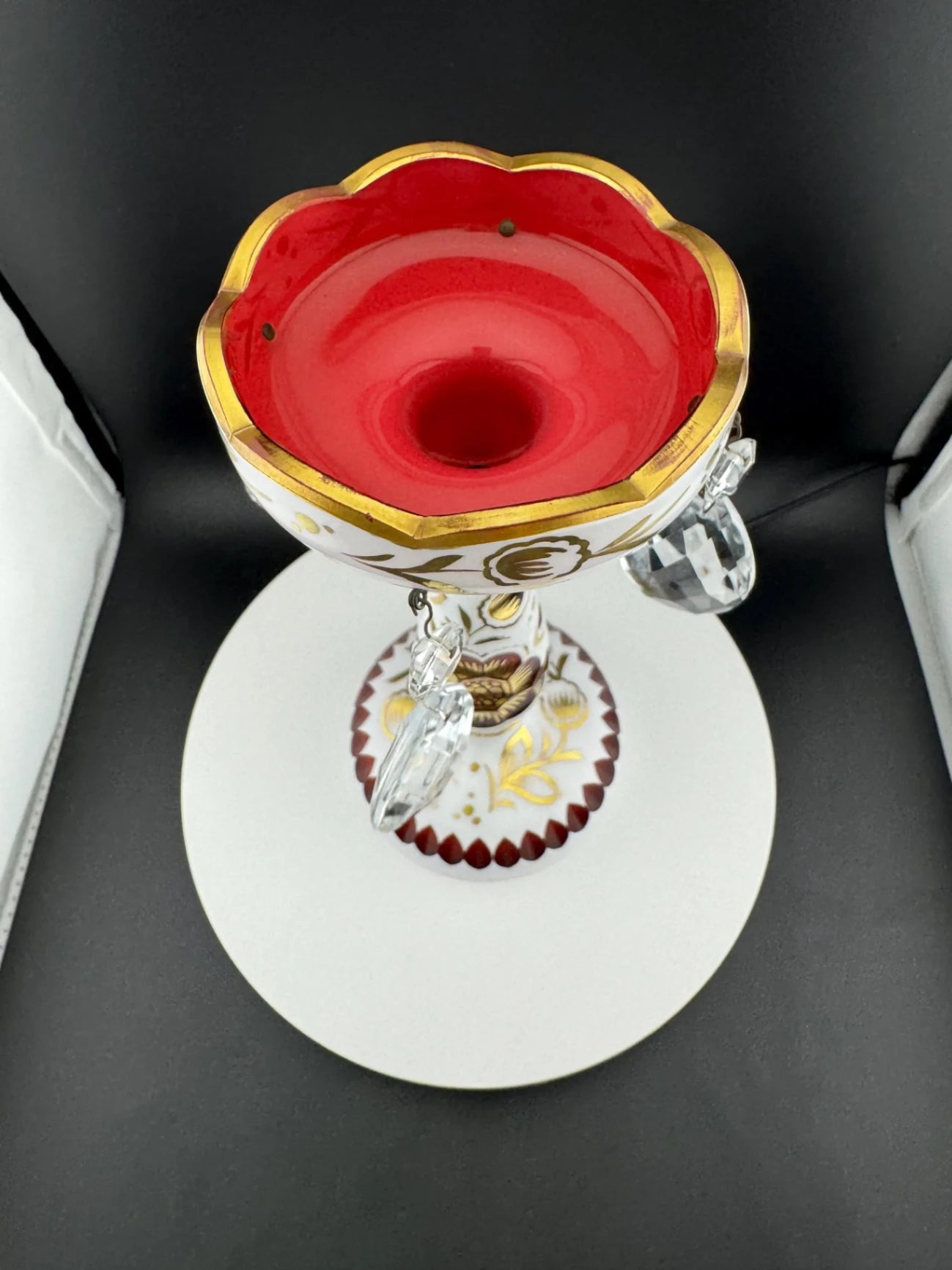Stunning Pair of Bohemian Glass Lusters