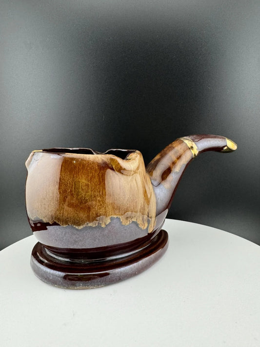 Vintage Napcoware Ceramic Pipe-Shaped Ashtray