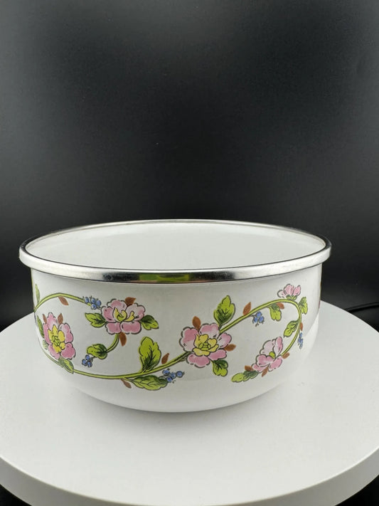 Vintage Kobe Kitchen Enamelware Bowl