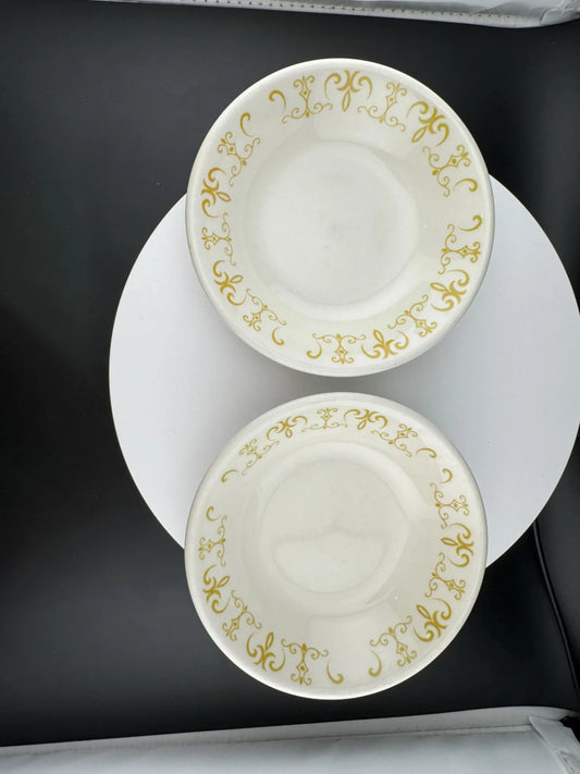Vintage Homer Laughlin Gold Scroll Finger Bowl
