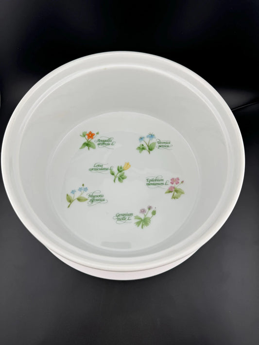 Vintage Anchor Hocking Floret Souffle Dish