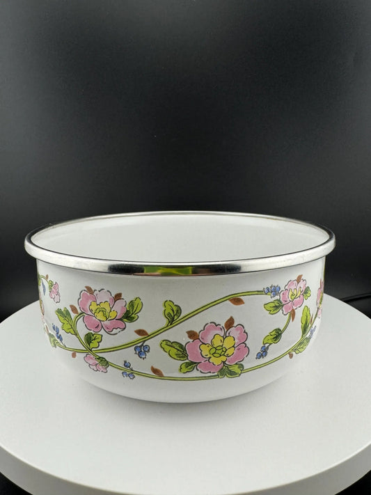 Vintage Kobe Kitchen Enamelware Bowl