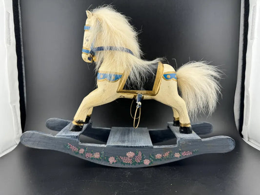 Rock A Bye Wooden Rocking Horse by Ashton Drake
