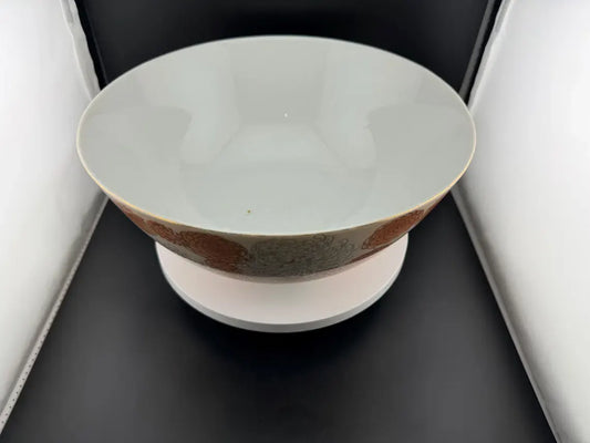 Fujita Kutani Orange Chrysanthemum Serving Bowl - 10"