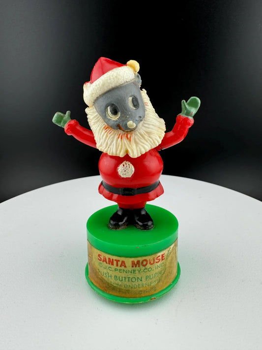 Vintage Kohner Bros Inc. Santa Mouse for J.C. Penney