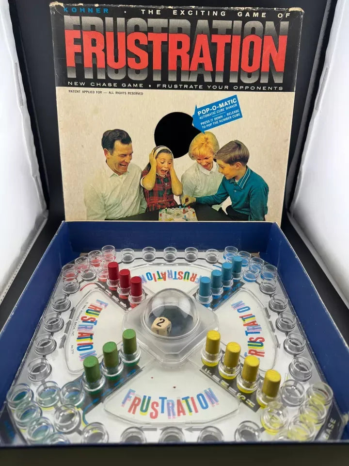 Kohner Bros. Frustration Board Game No. 310 Vintage 1964