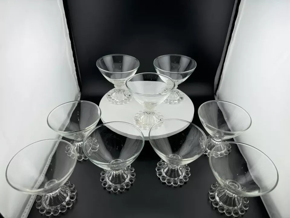 Anchor Hocking Boopie Pattern Glassware - Set of 8