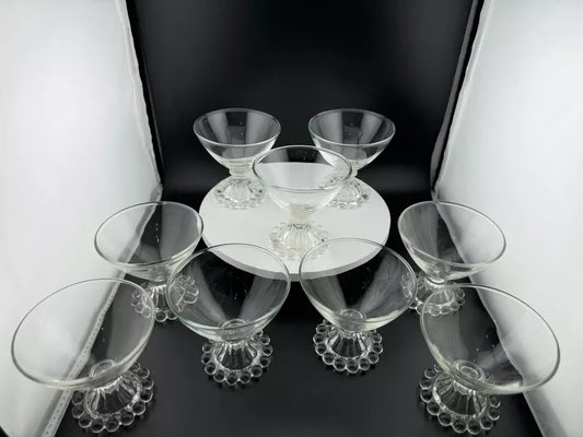 Anchor Hocking Boopie Pattern Glassware - Set of 8
