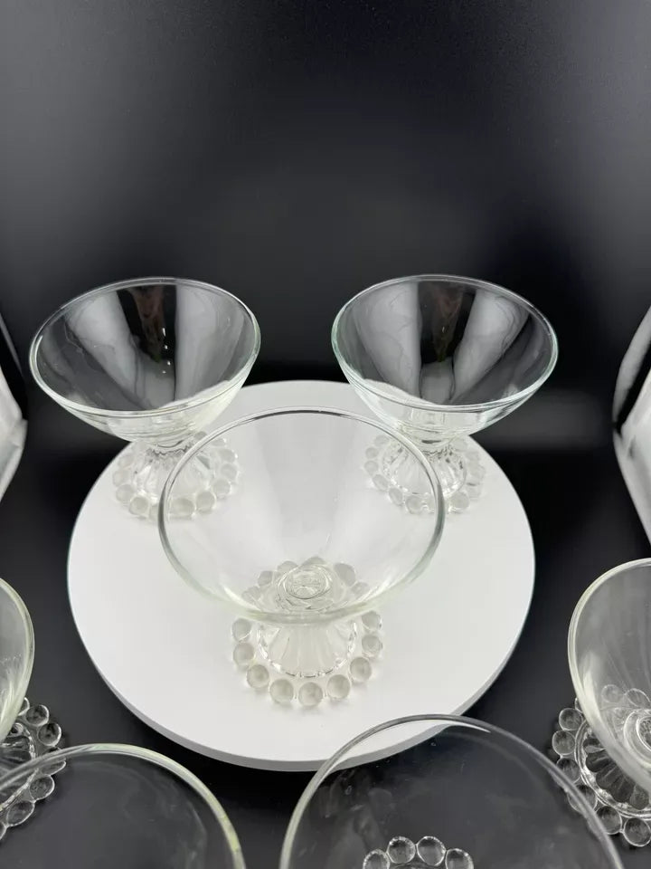 Anchor Hocking Boopie Pattern Glassware - Set of 8