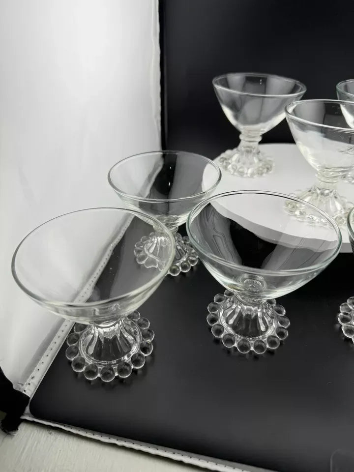 Anchor Hocking Boopie Pattern Glassware - Set of 8