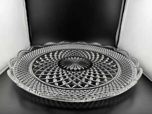Vintage Anchor Hocking Wexford Pattern 14 inch Serving Plate