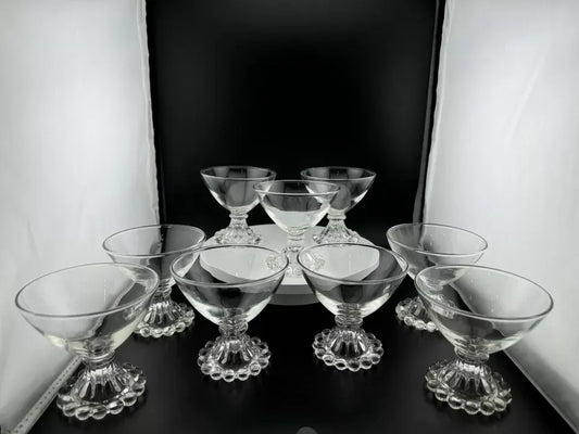 Vintage Anchor Hocking Boopie Pattern Glassware - Set of 9