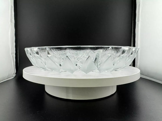Diamond Pattern Clear Glass 3-Compartment Relish Dish