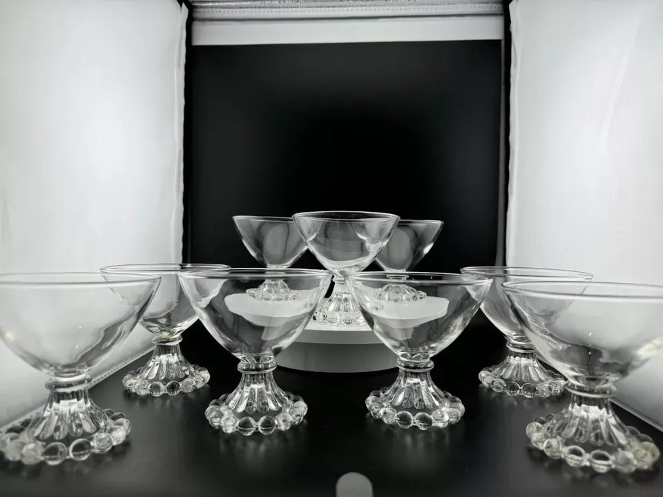Anchor Hocking Boopie Pattern Glassware - Set of 8