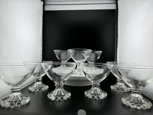 Anchor Hocking Boopie Pattern Glassware - Set of 8