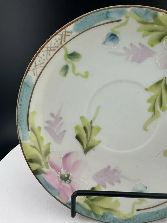 Vintage Nippon Hand Painted by The Jonroth Studios Saucer