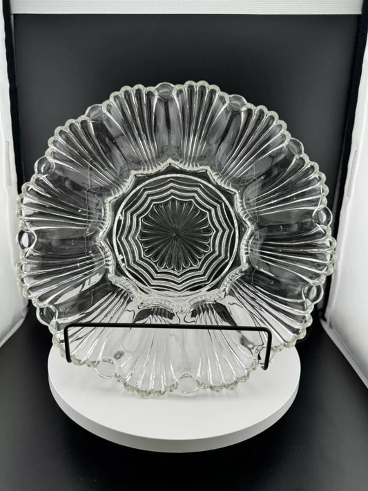 Vintage Anchor Hocking Deviled Egg Plate