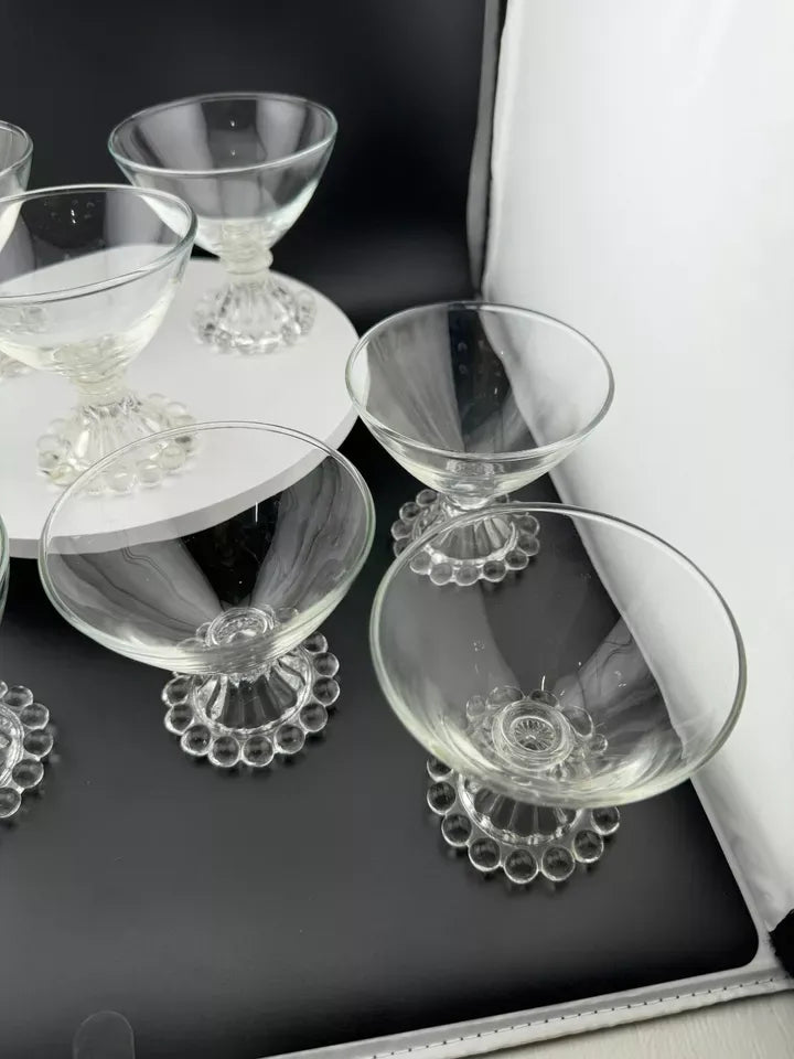 Anchor Hocking Boopie Pattern Glassware - Set of 8