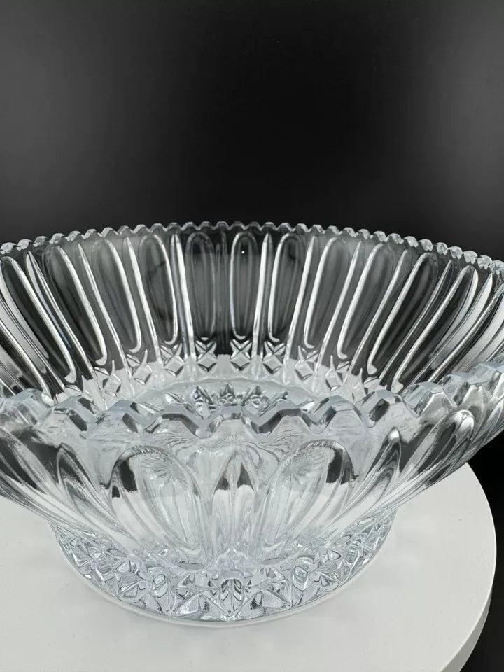 The Louvre Collection Hand Crafted Lead Crystal Bowl 8''